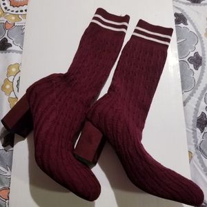 Women's Catherine Malandrina Cable Knit Boots